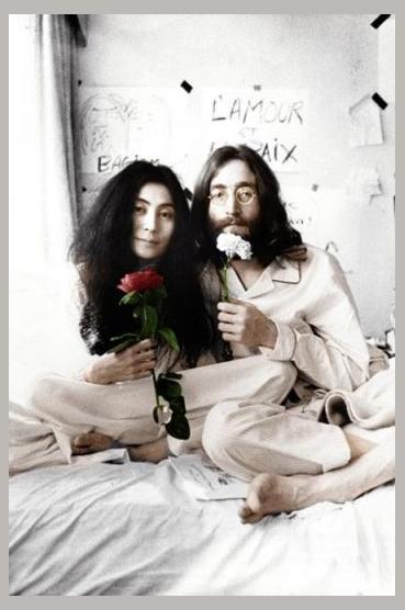John Lennon and Yoko Ono photo 1